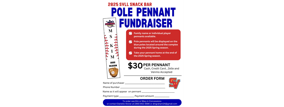 Pole Pennant fundraiser